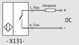 Датчик бесконтактный индуктивный двухпроводной DC ВБИ-М30-76С-1131-Л 