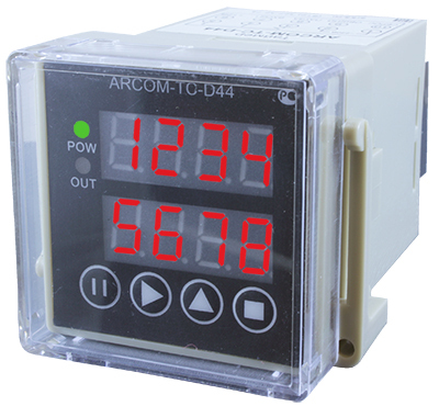 ARCOM-TC-D44, Универсальное реле времени, счетчик импульсов, времени наработки, тахометр