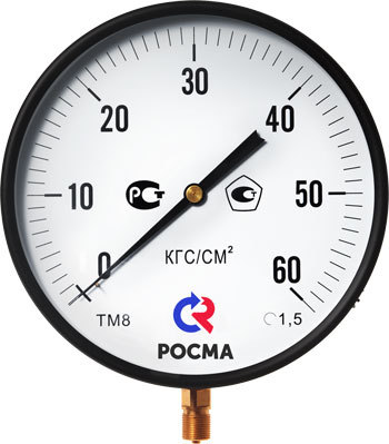 ТМ-810, котловой манометр d250мм