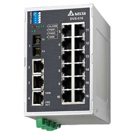 DVS-016, Неуправляемые коммутаторы Ethernet 16-ти портовые