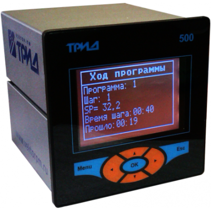 Программный регулятор с жидкокристаллическим дисплеем ТРИД РТМ500 одноканальный