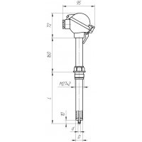 Датчик температуры ТХА-К.207 Термопара
