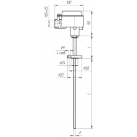 Датчик температуры ТХА/ТХК-109EXD Термопара 