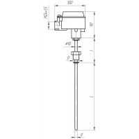 Датчик температуры ТХА/ТХК-106EXD Термопара 