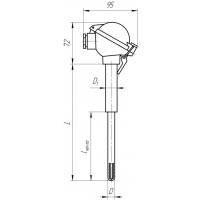 Датчик температуры ТХА-К/ТНН.232 Термопара