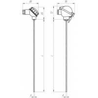 Датчик температуры ТХА-К/ТХК-К/ТЖК/ТНН.101, -1011 Термопара
