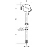 Датчик температуры ТХА-К/ТХК-К/ТЖК/ТНН.206, .206С Термопара