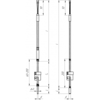 Датчик температуры ТХА-К/ТХК-К/ТЖК.301Б, -302Б Термопара кабельная