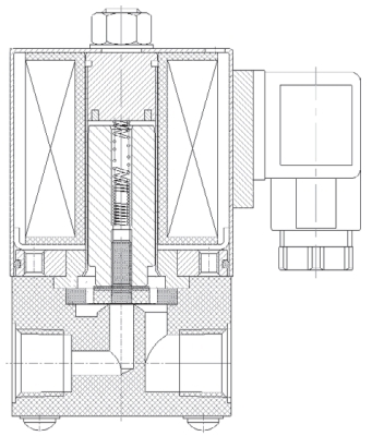 СОЛЕНОИДНЫЙ КЛАПАН (ЭЛЕКТРОМАГНИТНЫЙ) AR-3T21 (AR-YCFP21600)