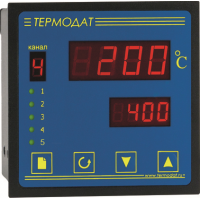 Термодат-13КТ5, 5-канальный ПИД-регулятор (только для термопар)
