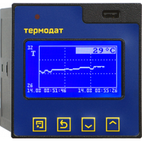 Термодат-16М6, 1-канальный измеритель-регулятор с графич. дисплеем, самописец, USB-разъем
