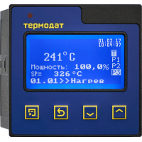 Термодат-16Е6, одноканальный программный ПИД-регулятор с графич. дисплеем, самописец, USB-разъем